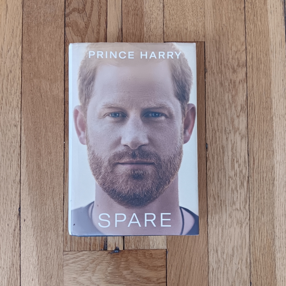 Prince Harry 'Spare' Hardcover Book